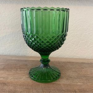 Vintage Emerald Green Glass